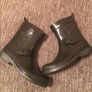 Coach green rainboots size 8/8.5